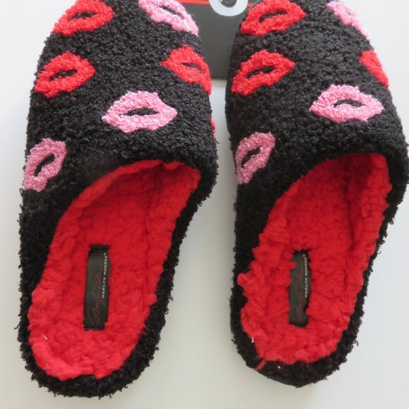 Marilyn Monroe memory foam flip flop slippers, 💋 print - Picture 2 of 6